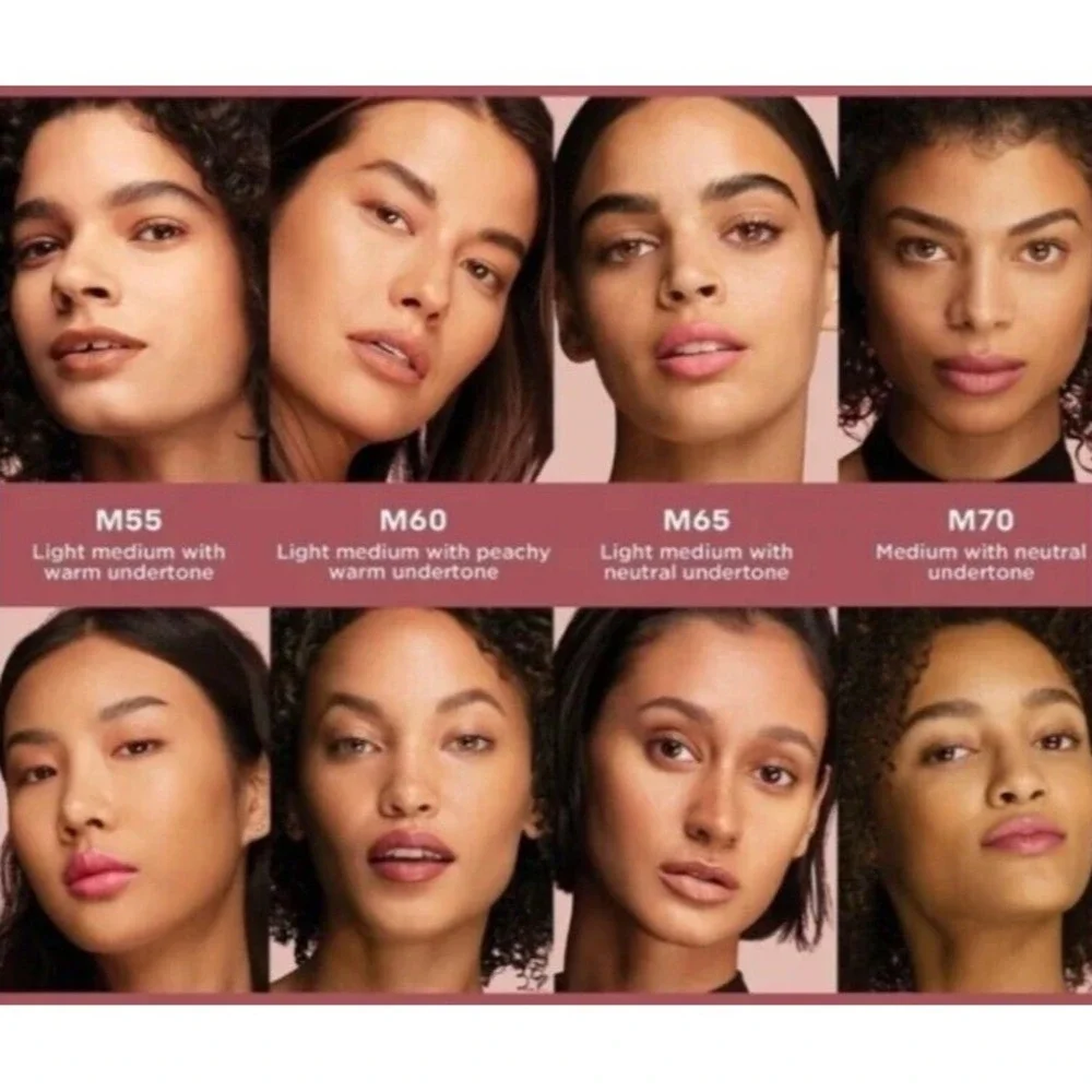 2x Bite Beauty M60 Changemaker Supercharged Micellar Foundation Light Medium 1oz